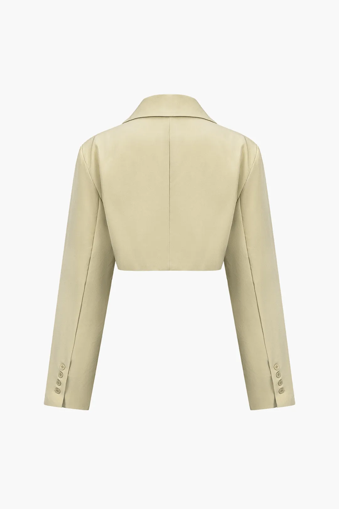 Crop Blazer og Asymmetrisk Tie-Wrap Nederdel Sæt sold by Micas product image thumbnail 4