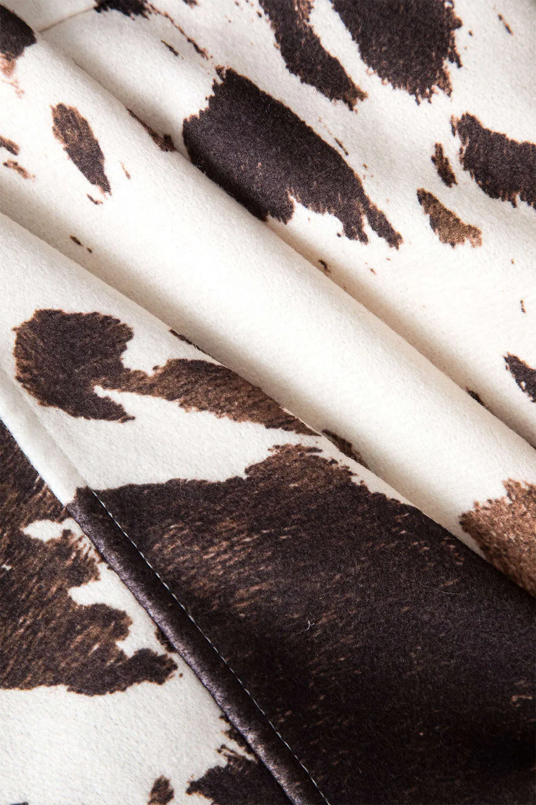 Tie Dye imiteret læder knap lommejakke sold by Micas product image thumbnail 5