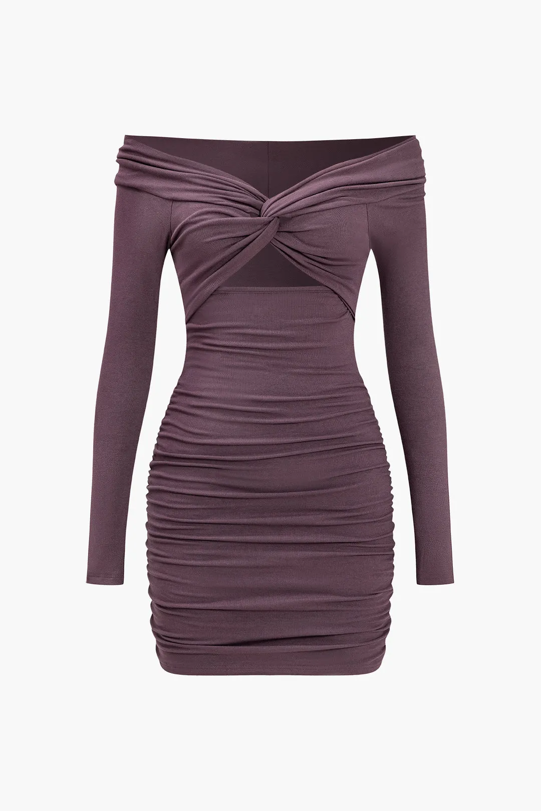 Cut Out Twist Knot Mini Dress sold by Micas