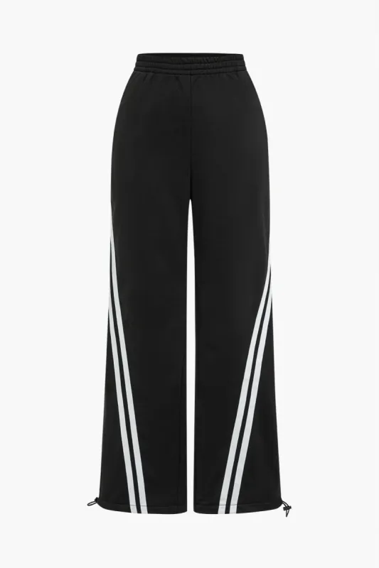 Stripes print patchwork bukser sold by Micas