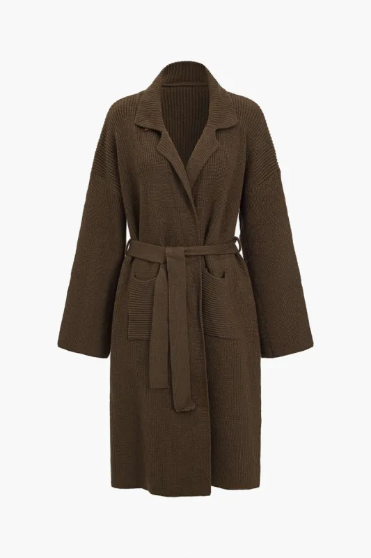Belted Sweater Cardigan sold by Micas