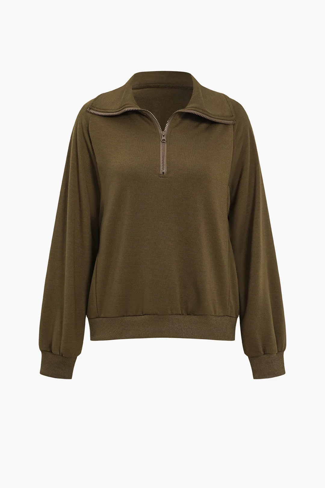 Halv lynlås buksesæt med brede ben sold by Micas product image thumbnail 2