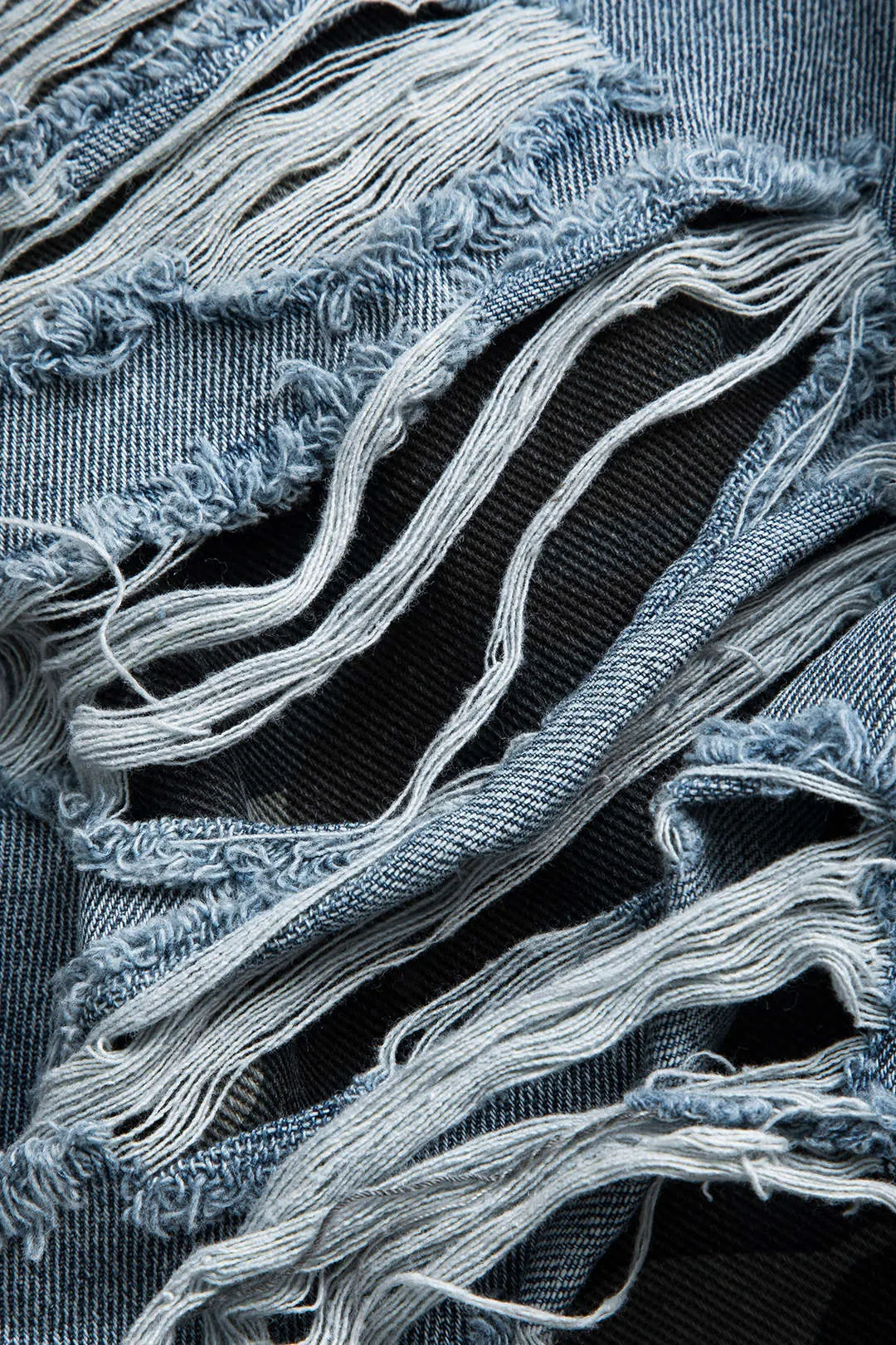 Camo print denim patchwork jeans sold by Micas product image thumbnail 5