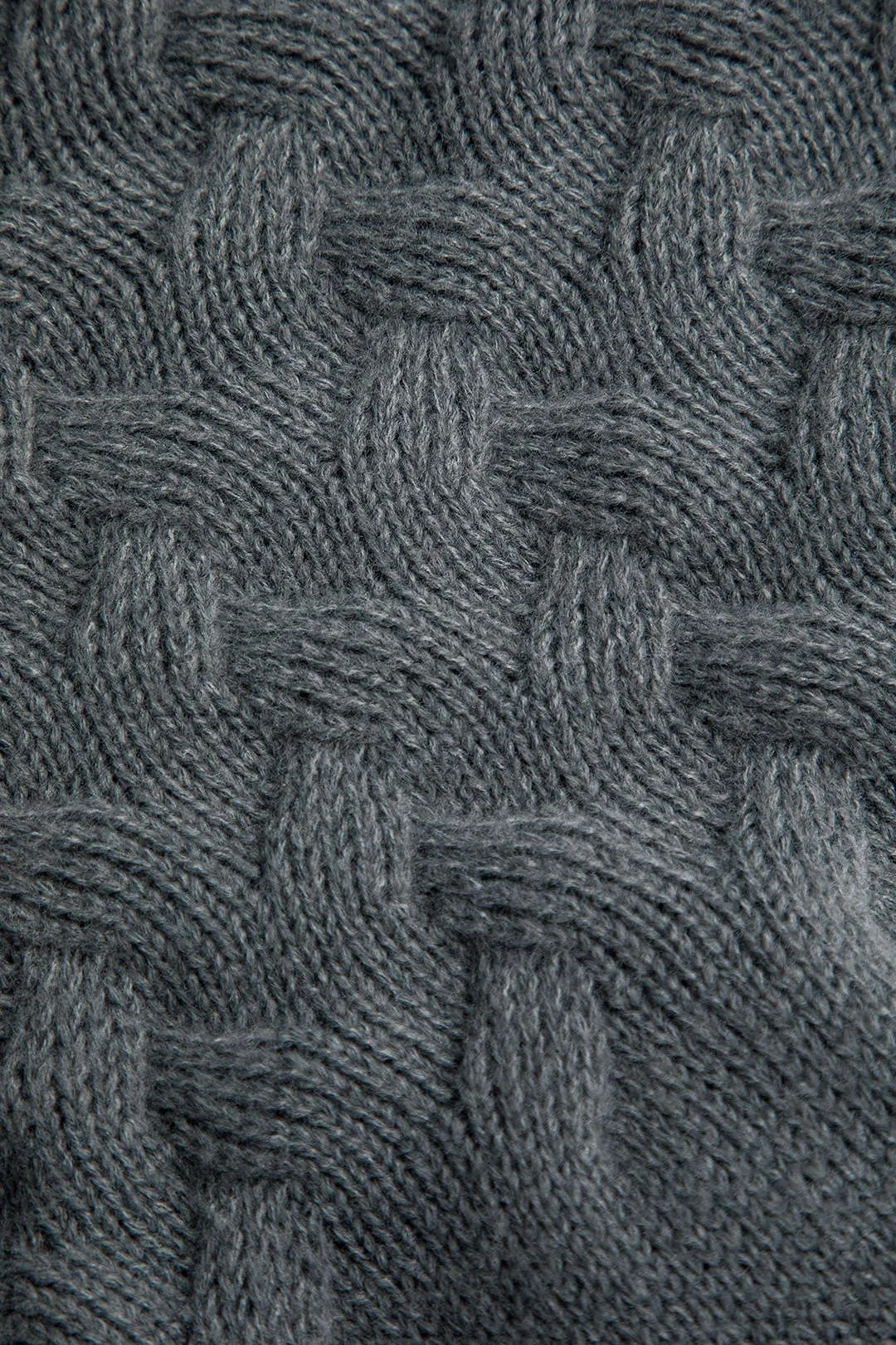 Turtleneck Ruched Cable Knit Sweater sold by Micas product image thumbnail 3