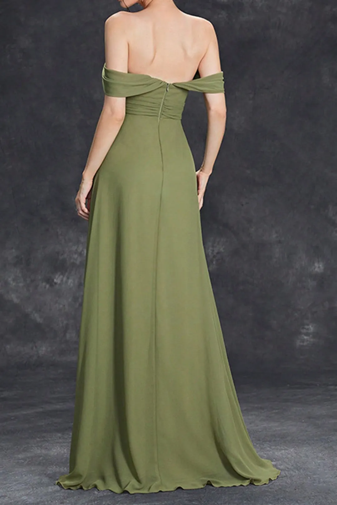 Off Shoulder Maxi Dress sold by Micas product image thumbnail 2