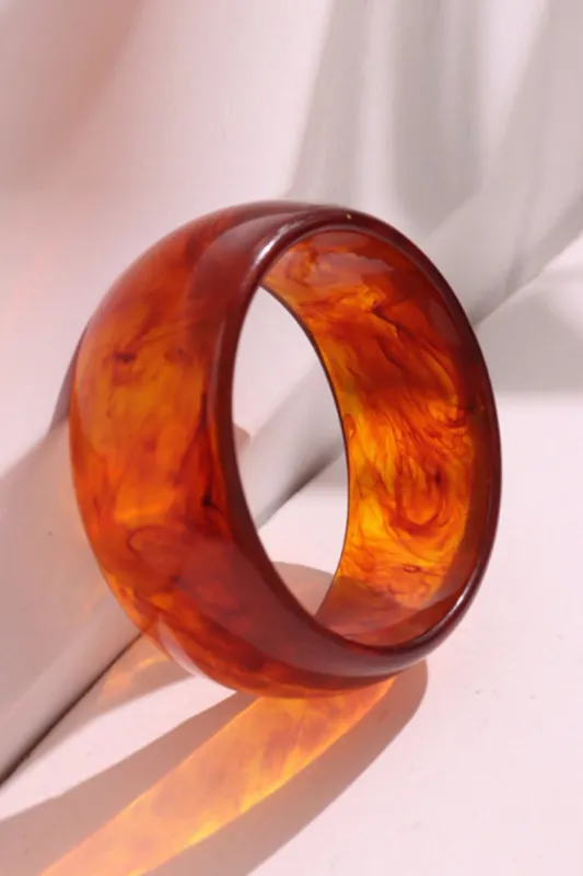 Acrylic Irregular Semi-Transparent Bracelet sold by Micas