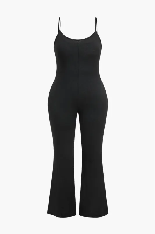 Plus Size Solid Slip Jumpsuit sold by Micas