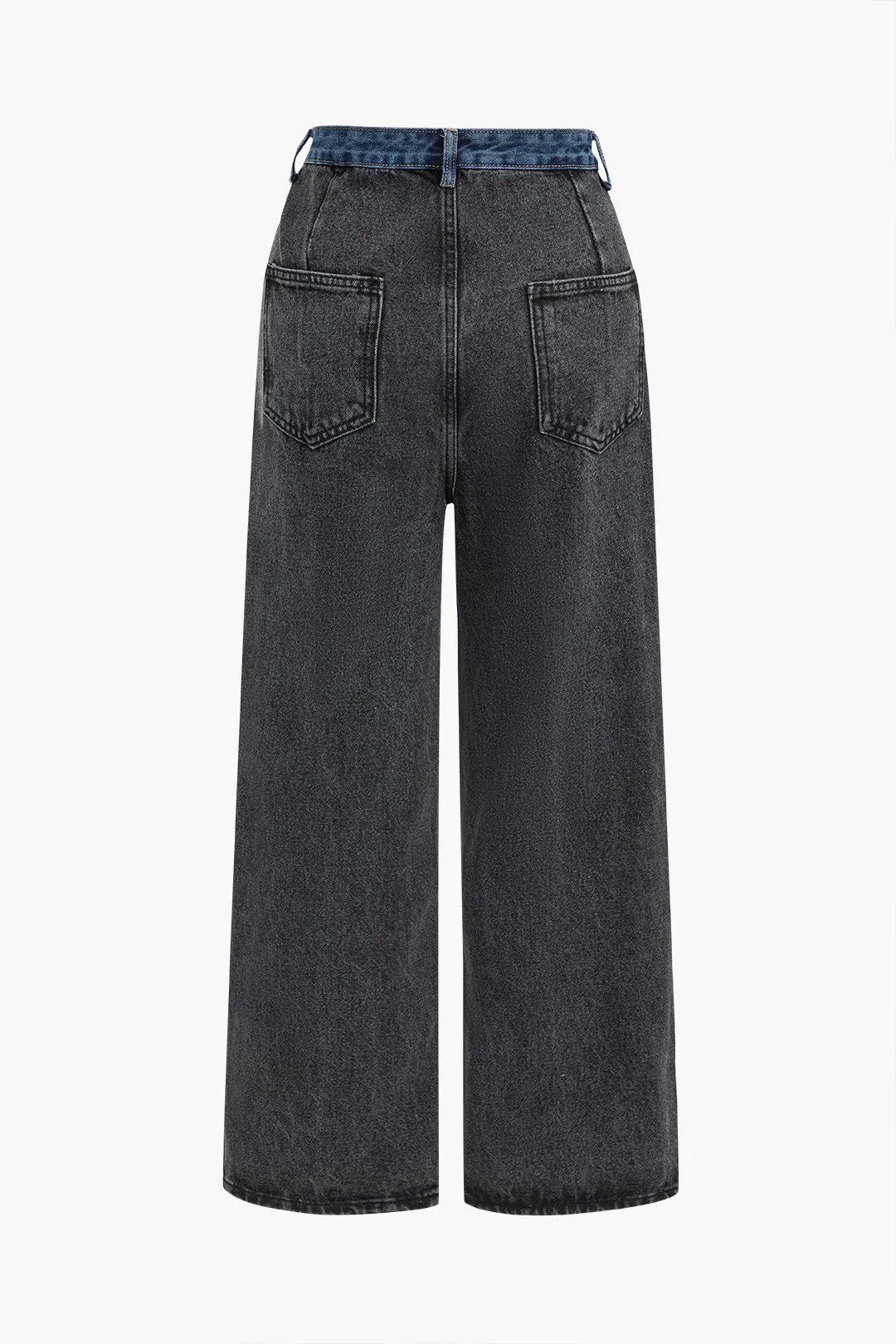 Denim patchwork lige ben jeans sold by Micas product image thumbnail 2