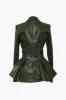Puff  Zip-Up Faux Leather Jacket sold by Micas
