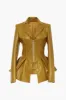 Puff  Zip-Up Faux Leather Jacket sold by Micas