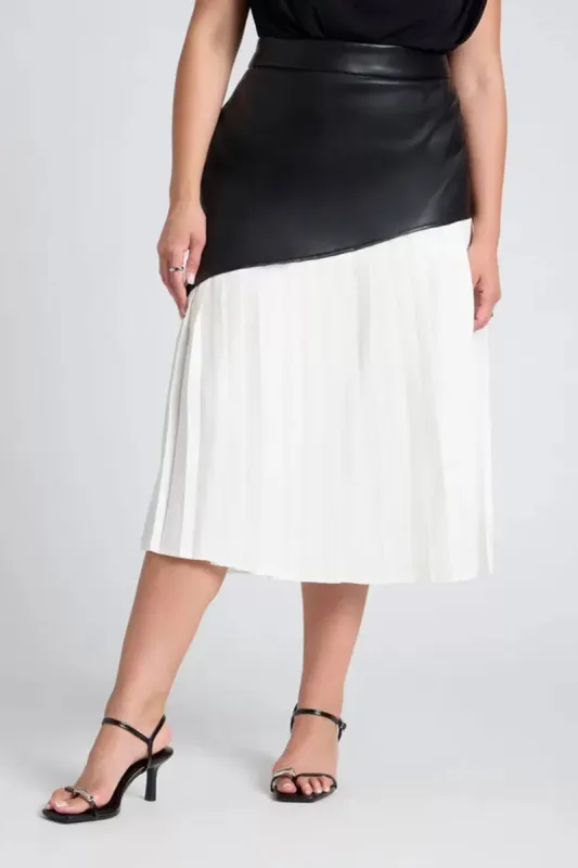 Plus Size Patchwork Skirt sold by Micas
