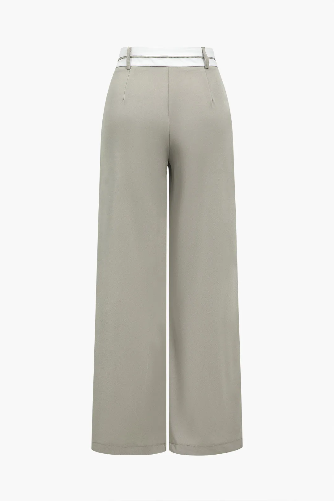 Ruched Wide Leg Bukser i kontrast sold by Micas product image thumbnail 2