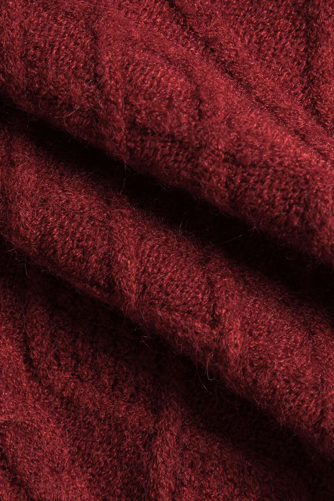 Cable Diamond Sweater Long-Sleeve Top sold by Micas product image thumbnail 3