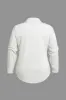 Plus Size Waffle Patch Pocket Long Sleeve Shirt sold by Micas