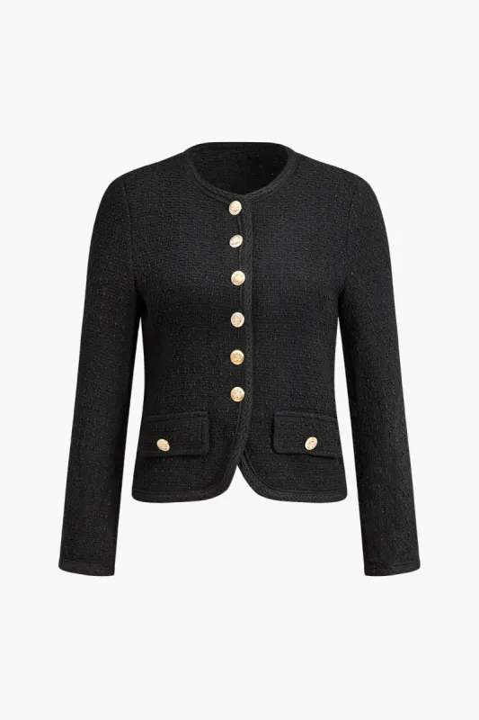 Knap Tweed Blazer sold by Micas