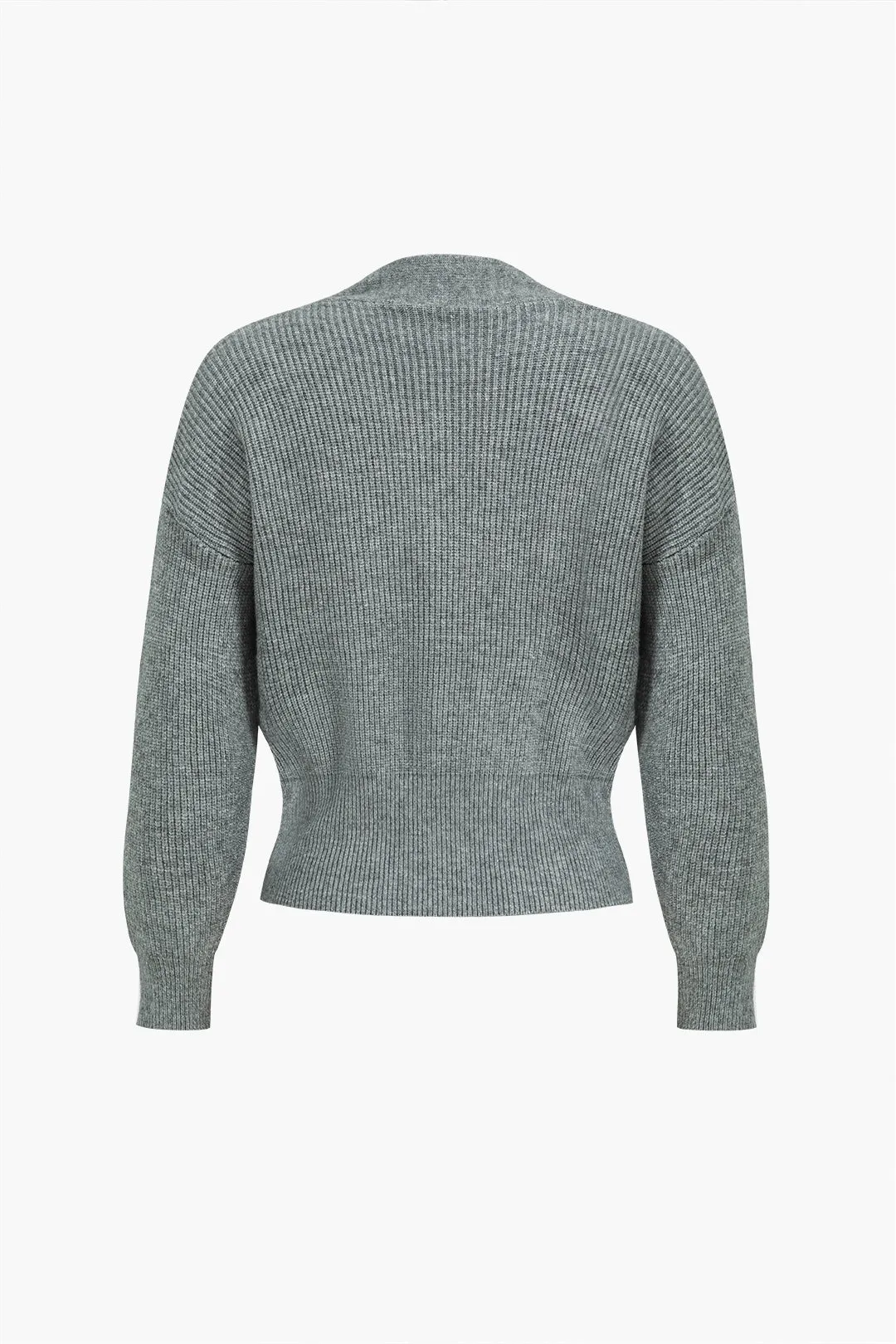 Button Detail Ribbed Knit Cardigan sold by Micas product image thumbnail 2