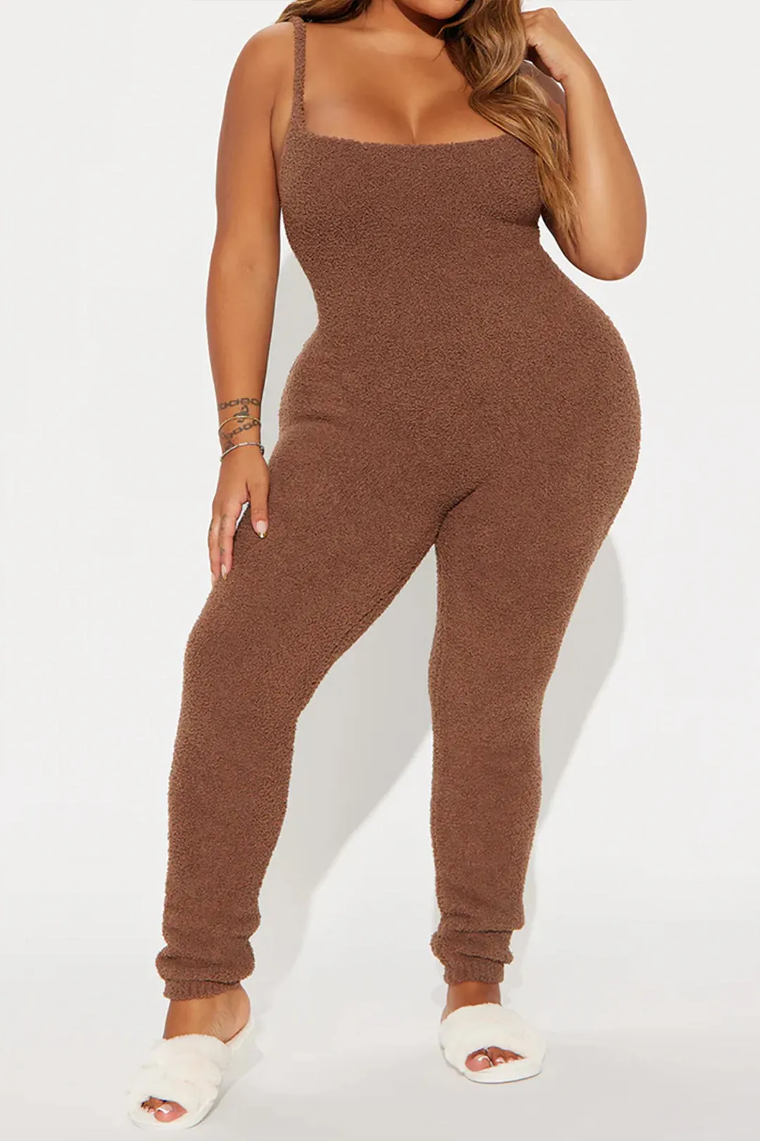 Plus Size Solid Cut Out Jumpsuit sold by Micas product image thumbnail 3