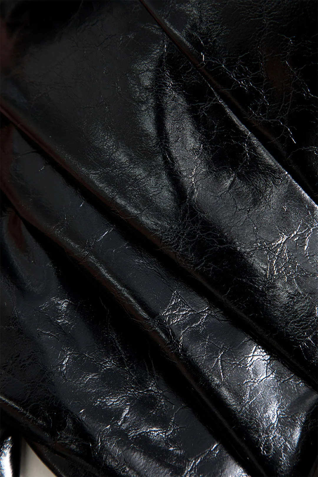 Solid knap imiteret læderjakke sold by Micas product image thumbnail 4