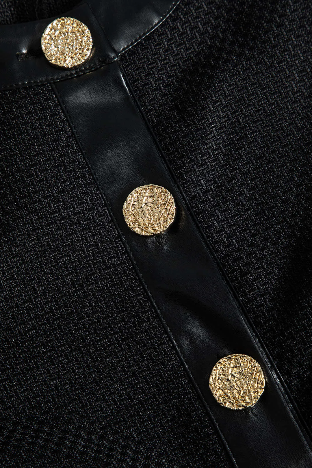 Patchwork-jakke i imiteret læder sold by Micas product image thumbnail 3