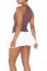 Patchwork Puff Mini Dress sold by Micas
