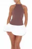 Patchwork Puff Mini Dress sold by Micas