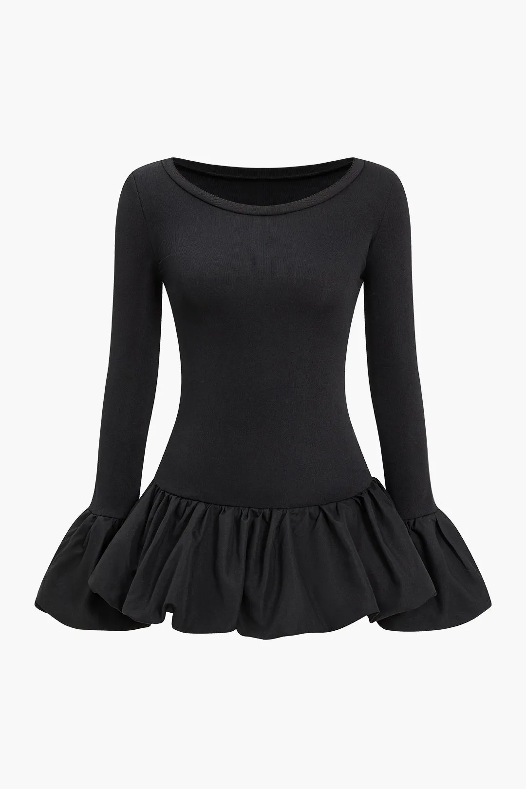 Solid blusset mini kjole sold by Micas