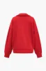Sweatshirt med lynlås med bogstavtryk sold by Micas