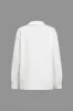 Grundlæggende solid design V-hals langærmet skjorte sold by Micas