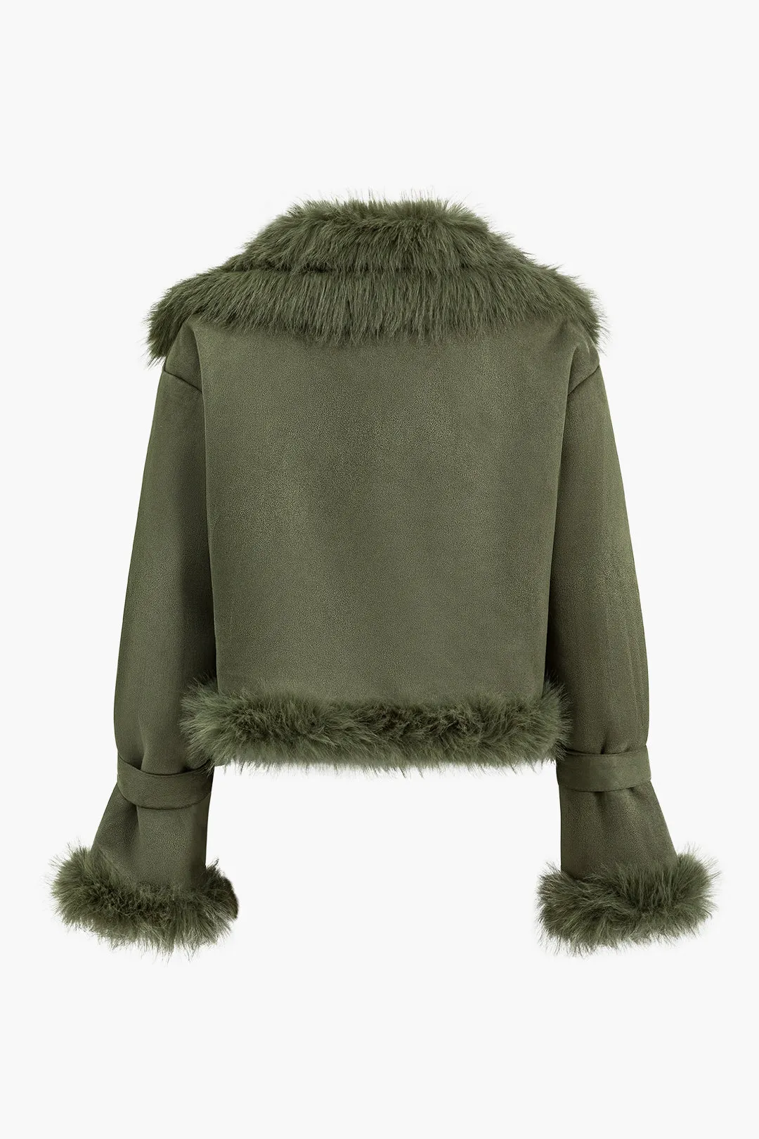 Crop-jakke i imiteret pels sold by Micas product image thumbnail 2