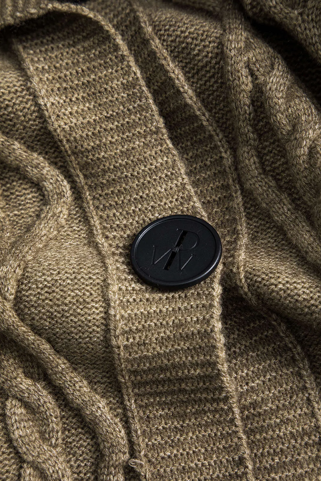 Plus Size Contrast Sweater Coat sold by Micas product image thumbnail 3