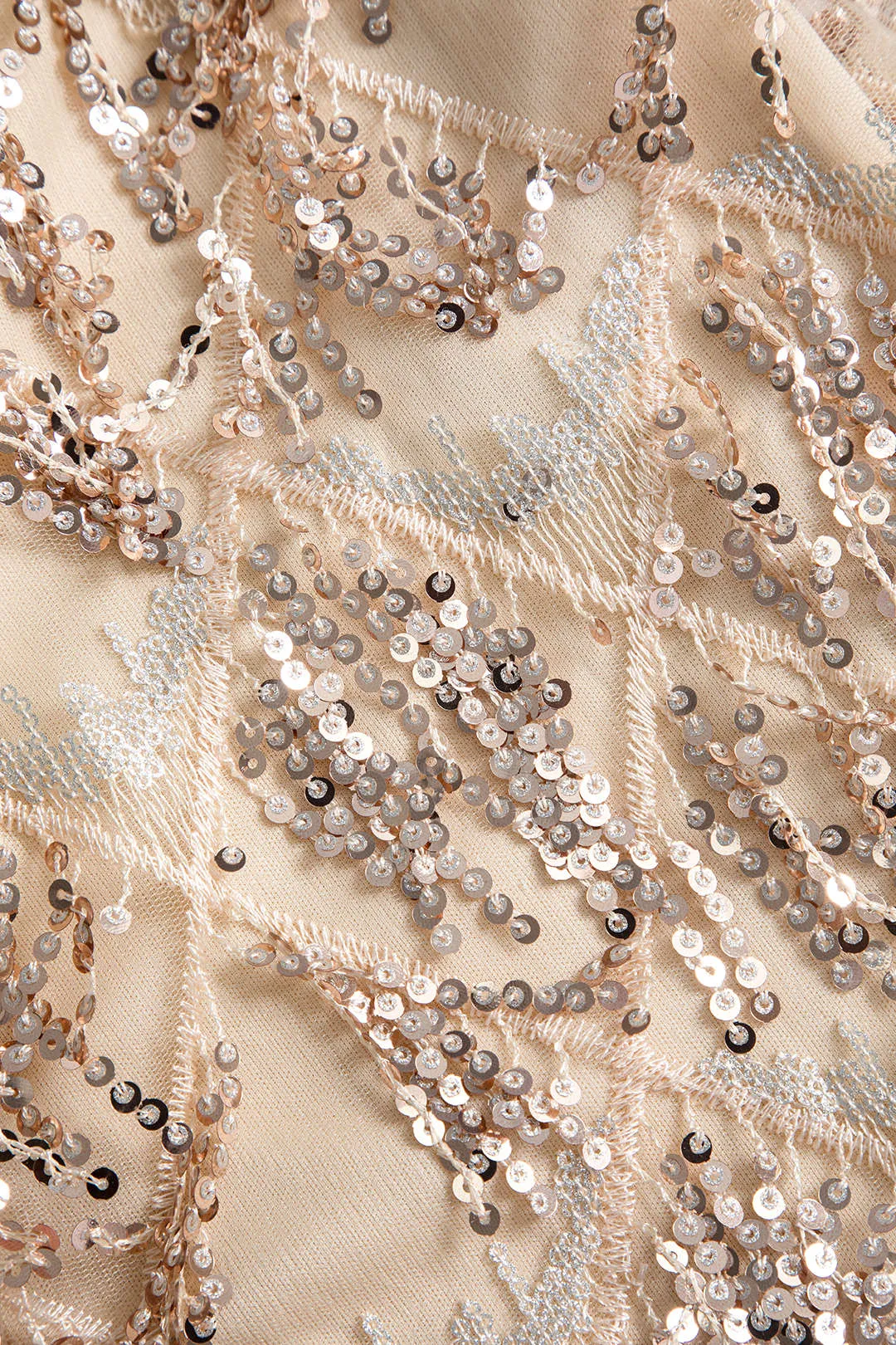 Rygløs minikjole med frynsepailletter sold by Micas product image thumbnail 4