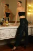 Sequin Zipper Trousers sold by Micas