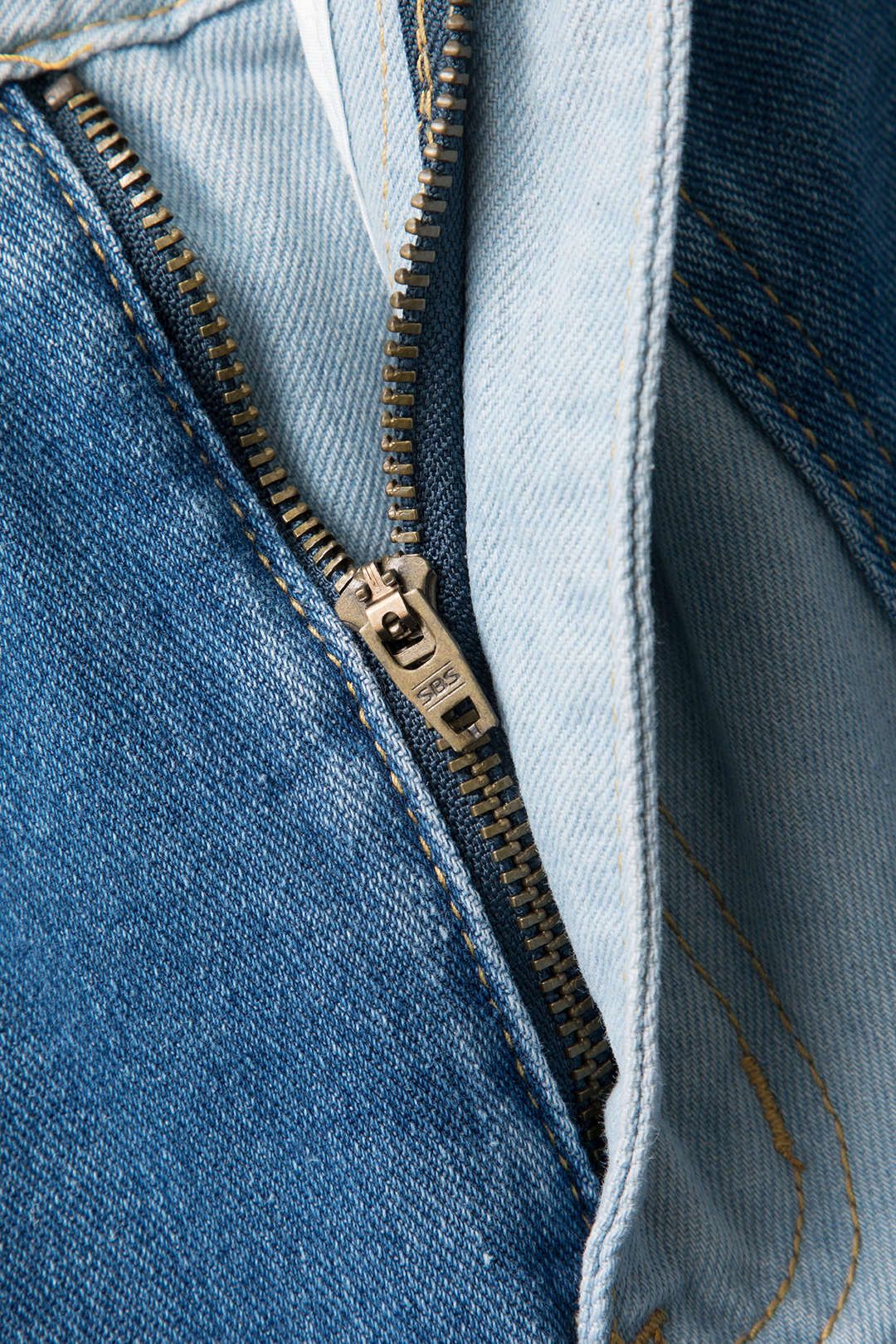 Patchwork Straight Leg Jeans sold by Micas product image thumbnail 4