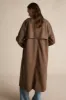 Fleece knap patchwork frakke sold by Micas
