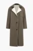 Fleece knap patchwork frakke sold by Micas