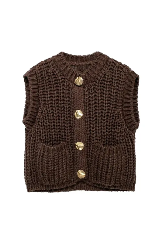 Solid strik knapvest sold by Micas