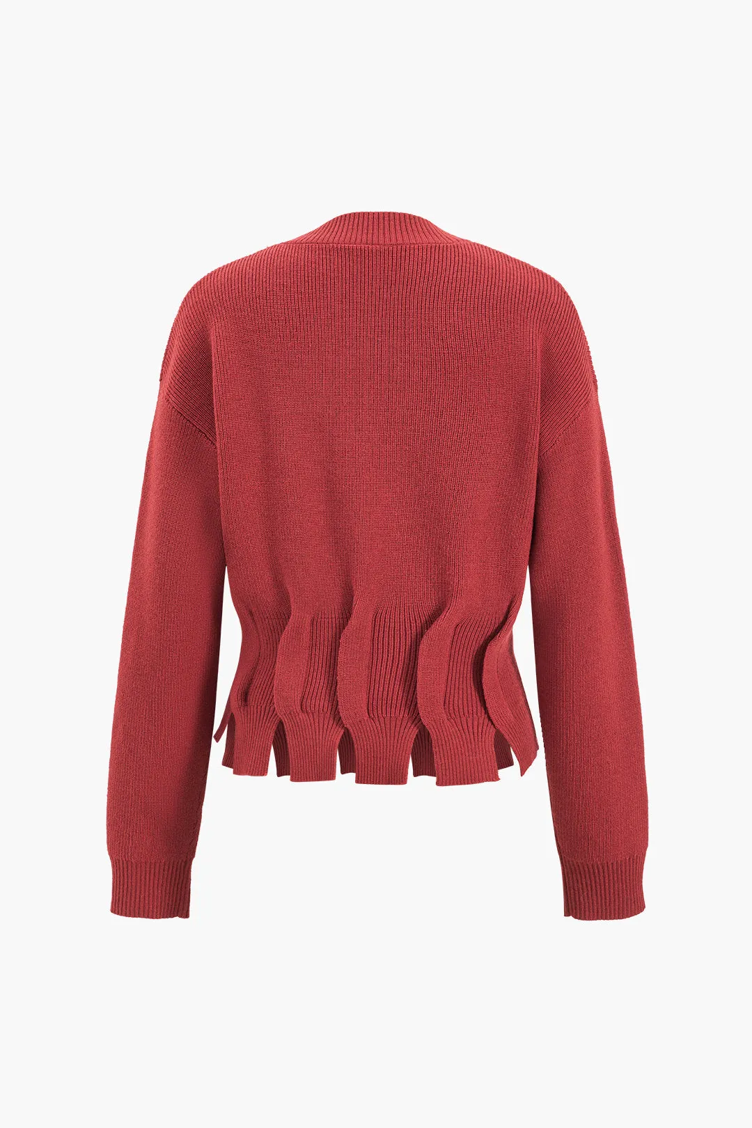 Ruched Sweater Long-Sleeve Top sold by Micas product image thumbnail 2