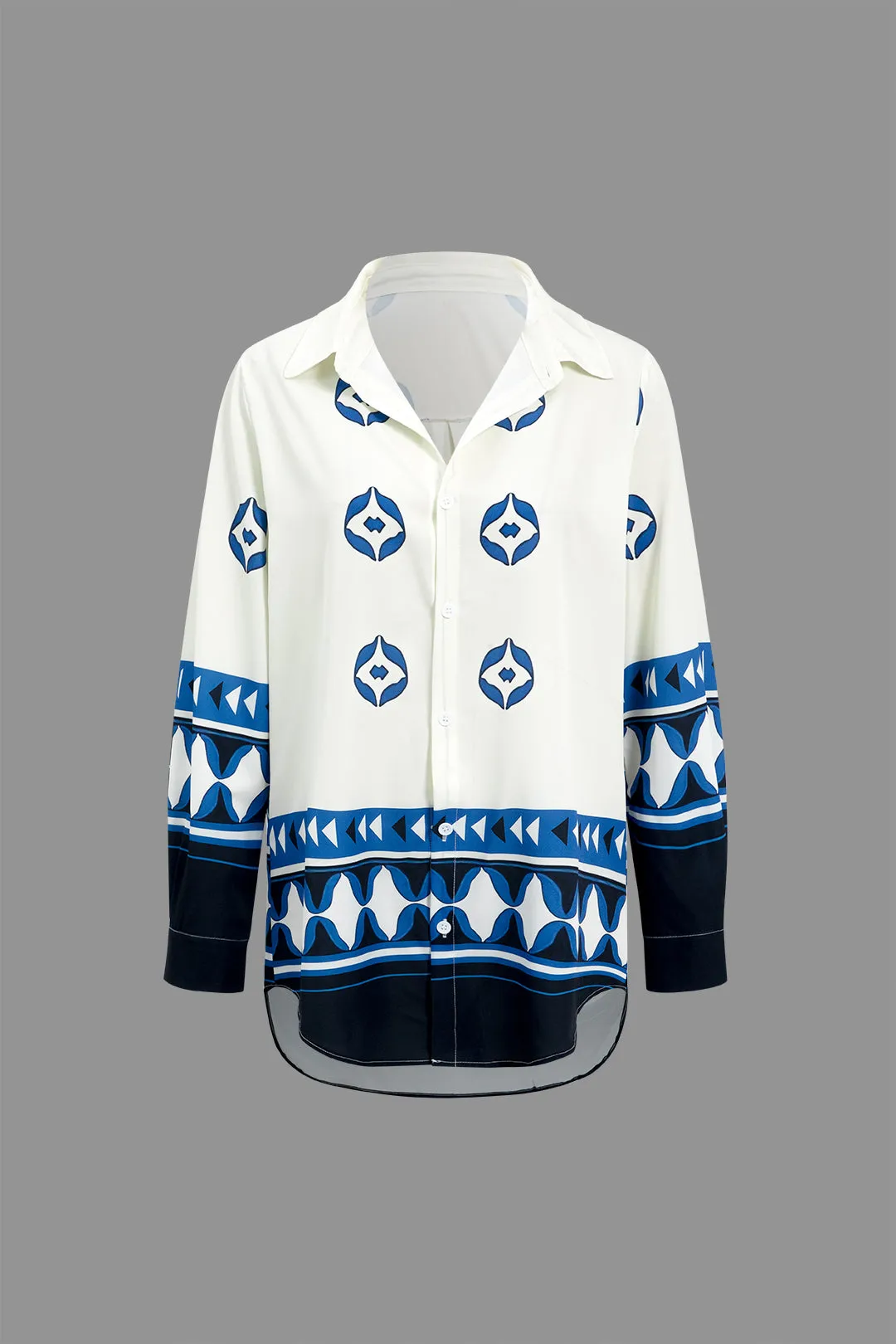 Langærmet skjorte og bukser med abstrakt tryk sold by Micas product image thumbnail 3