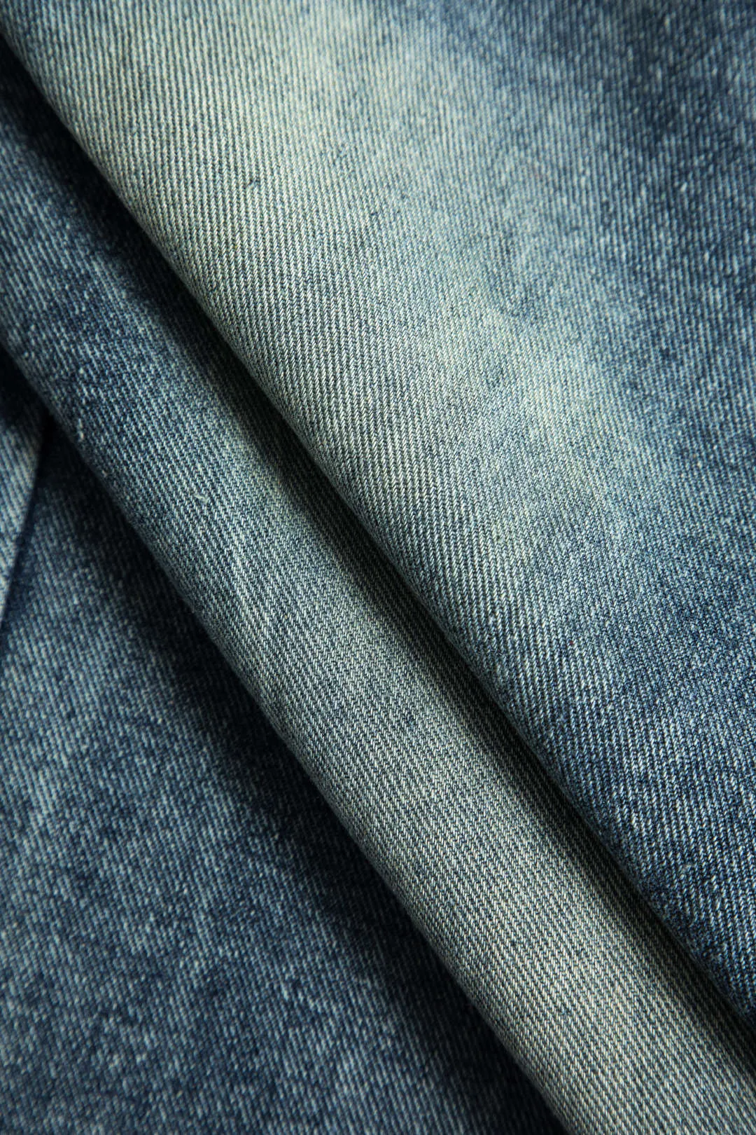 Faux læder patchwork brede ben jeans sold by Micas product image thumbnail 3