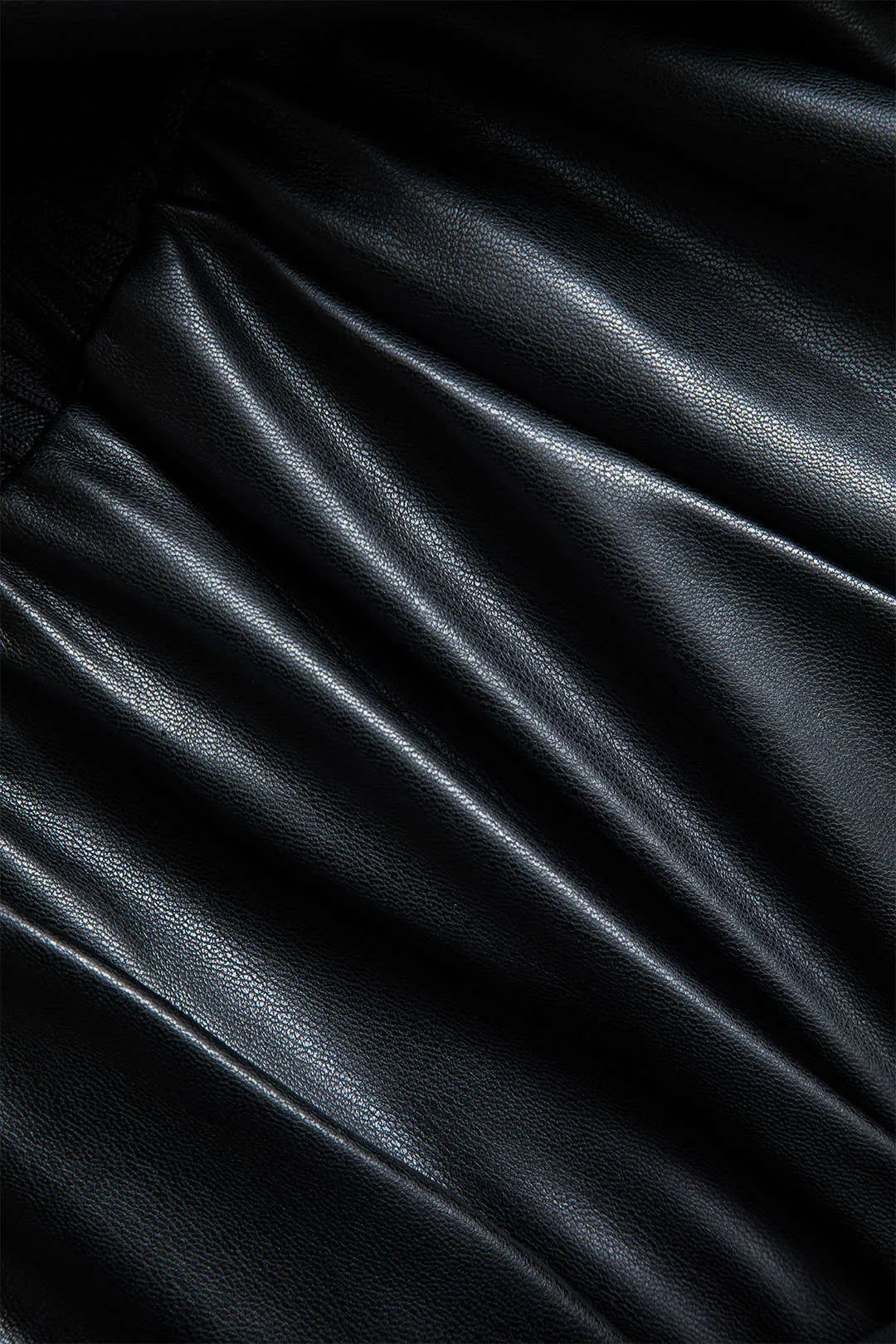 Faux læder knap patchwork blazer sold by Micas product image thumbnail 4