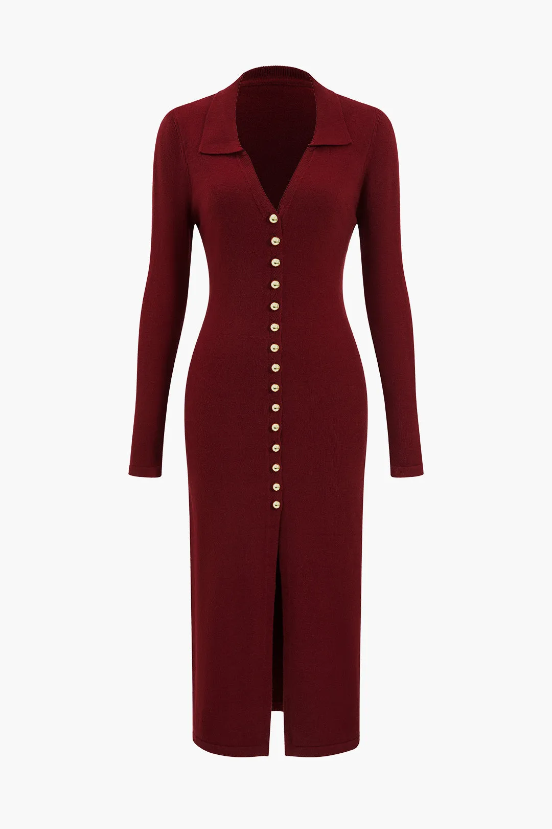 Knapsweater Maxikjole sold by Micas