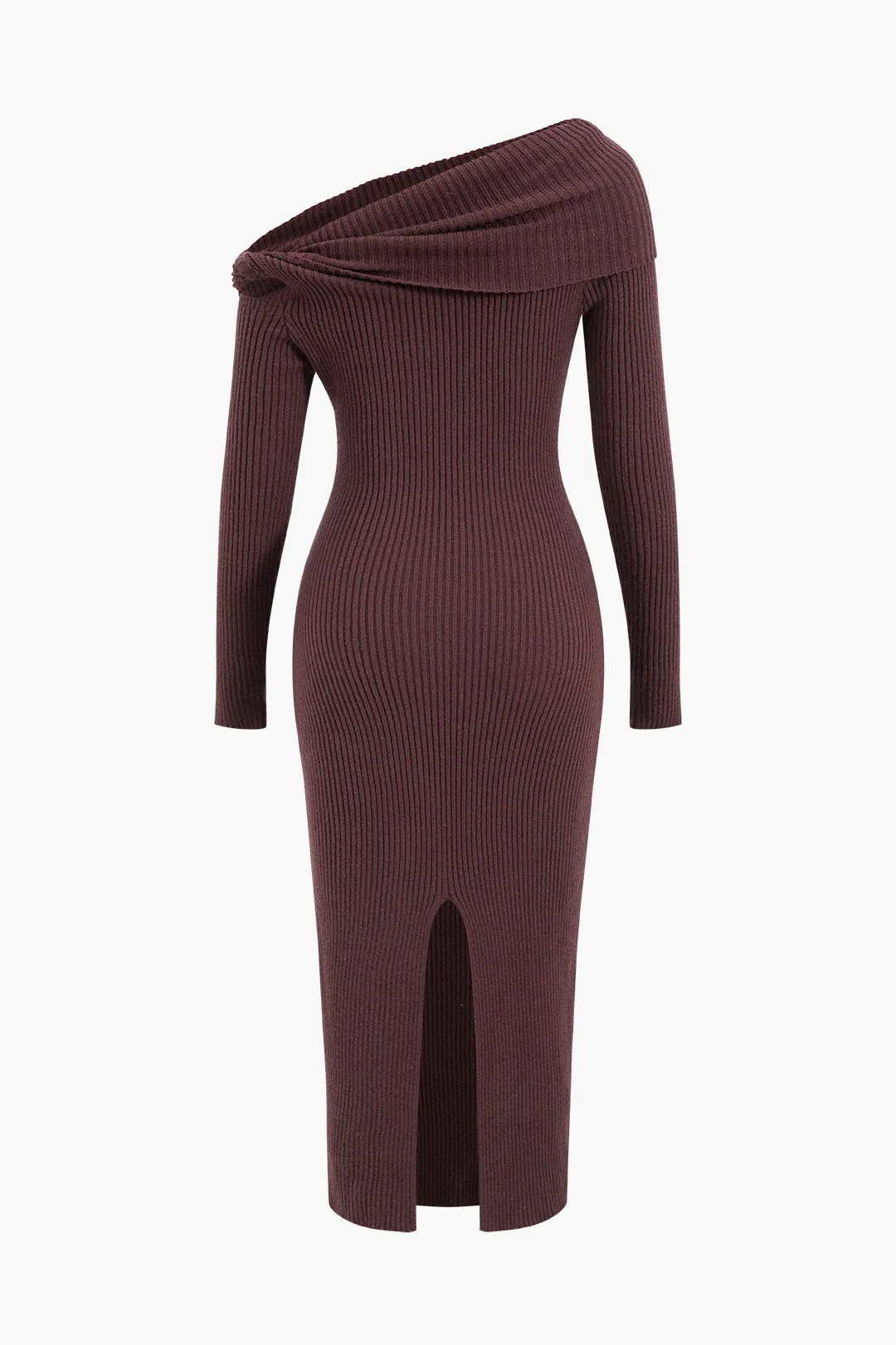 Twist Asymmetrical Sweater Dress sold by Micas product image thumbnail 2