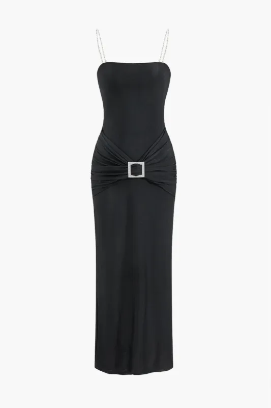 Rhinestone Slip Maxikjole sold by Micas