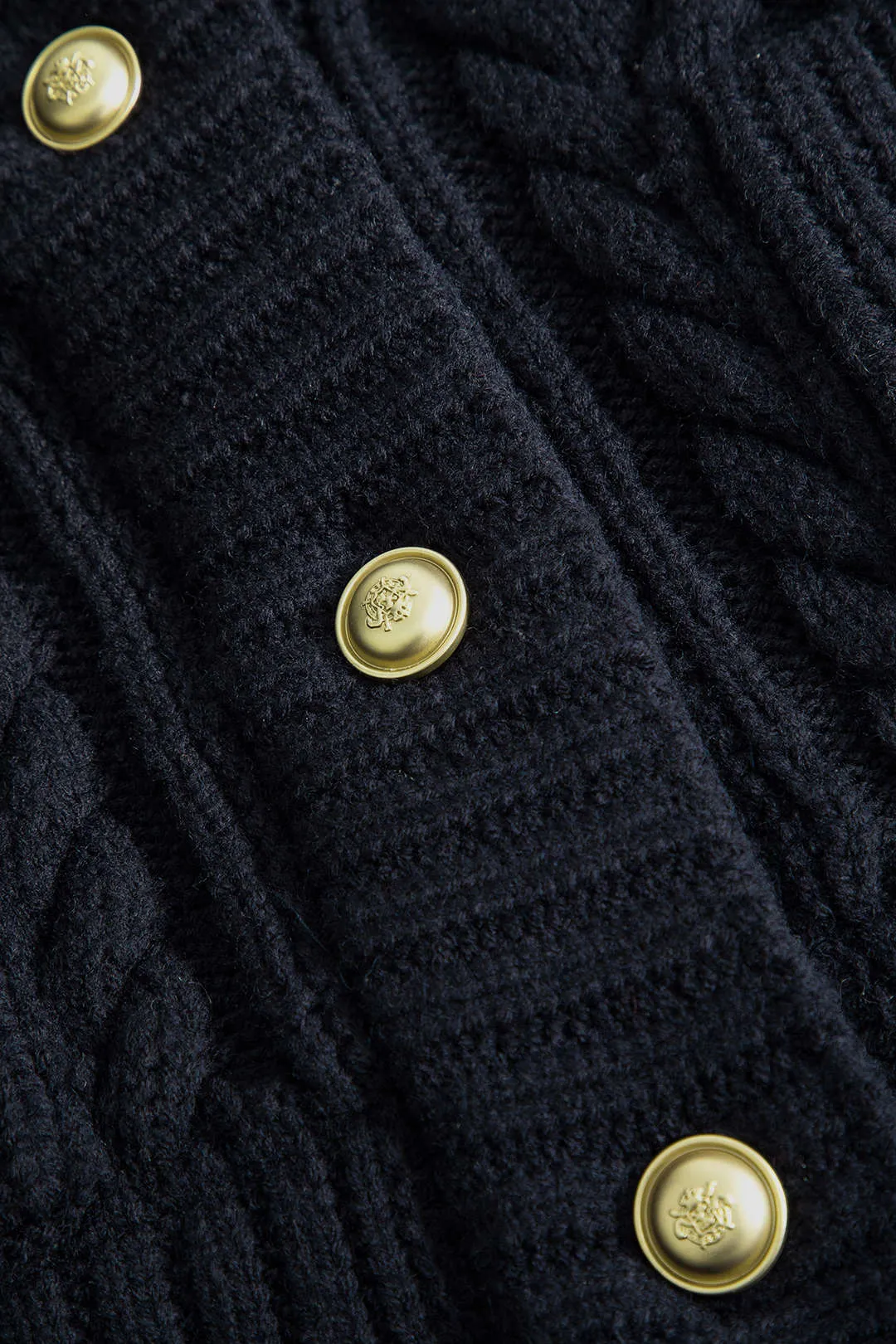 Knit Patchwork Cardigan sold by Micas product image thumbnail 3