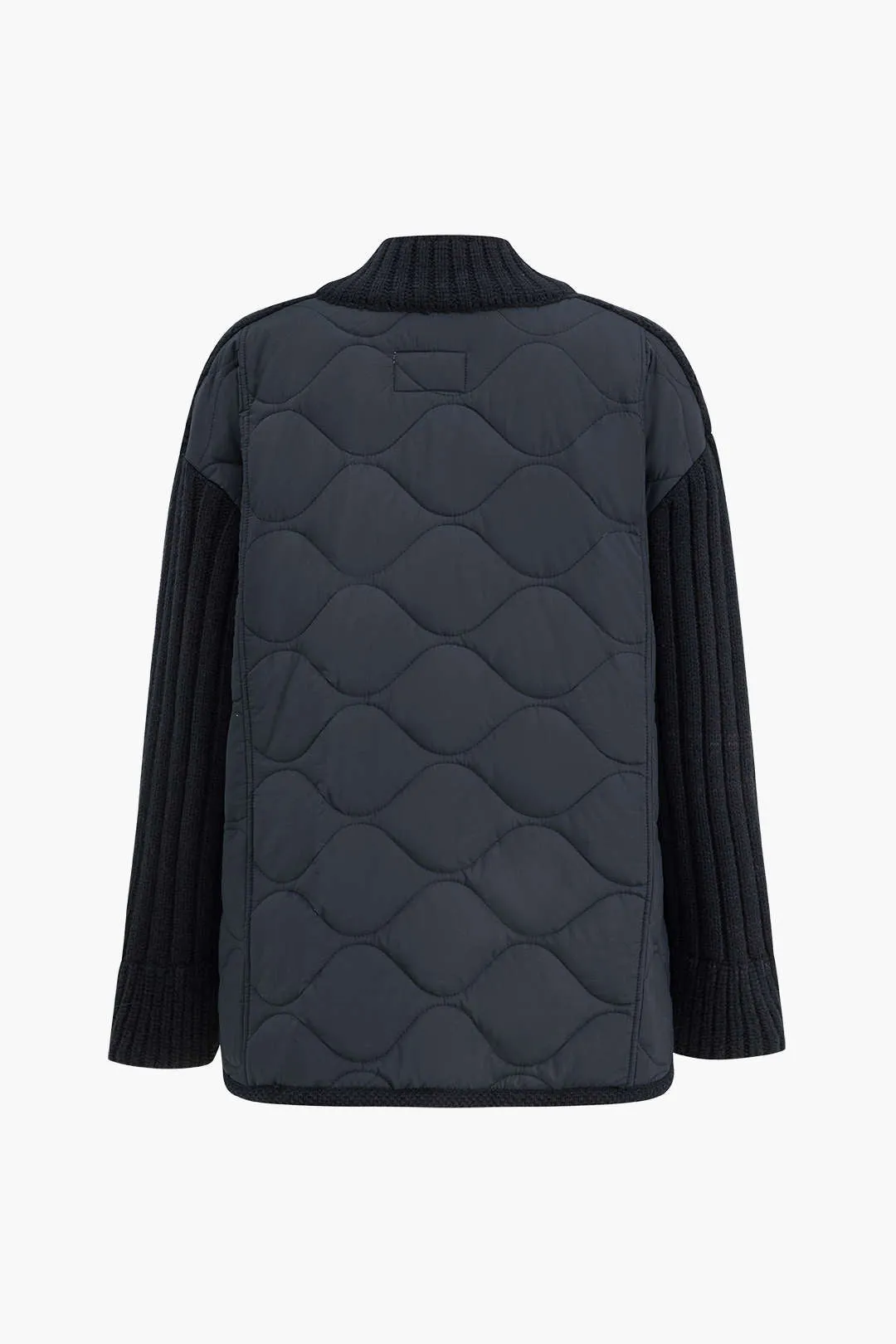 Knit Patchwork Cardigan sold by Micas product image thumbnail 2