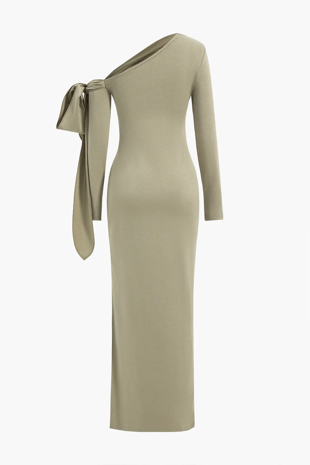 Asymmetric Bow Detail Maxi Dress sold by Micas product image thumbnail 2