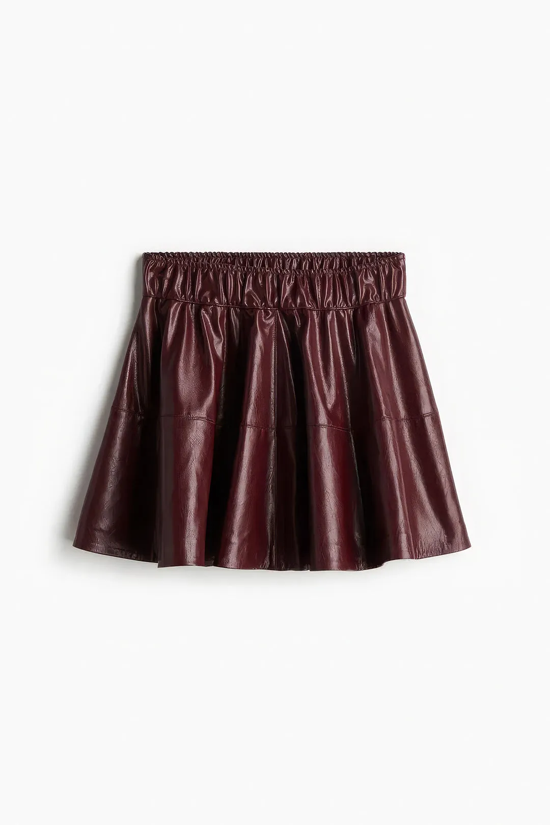 Faux Leather Skirt sold by Micas