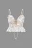 Broderet cami -top sold by Micas