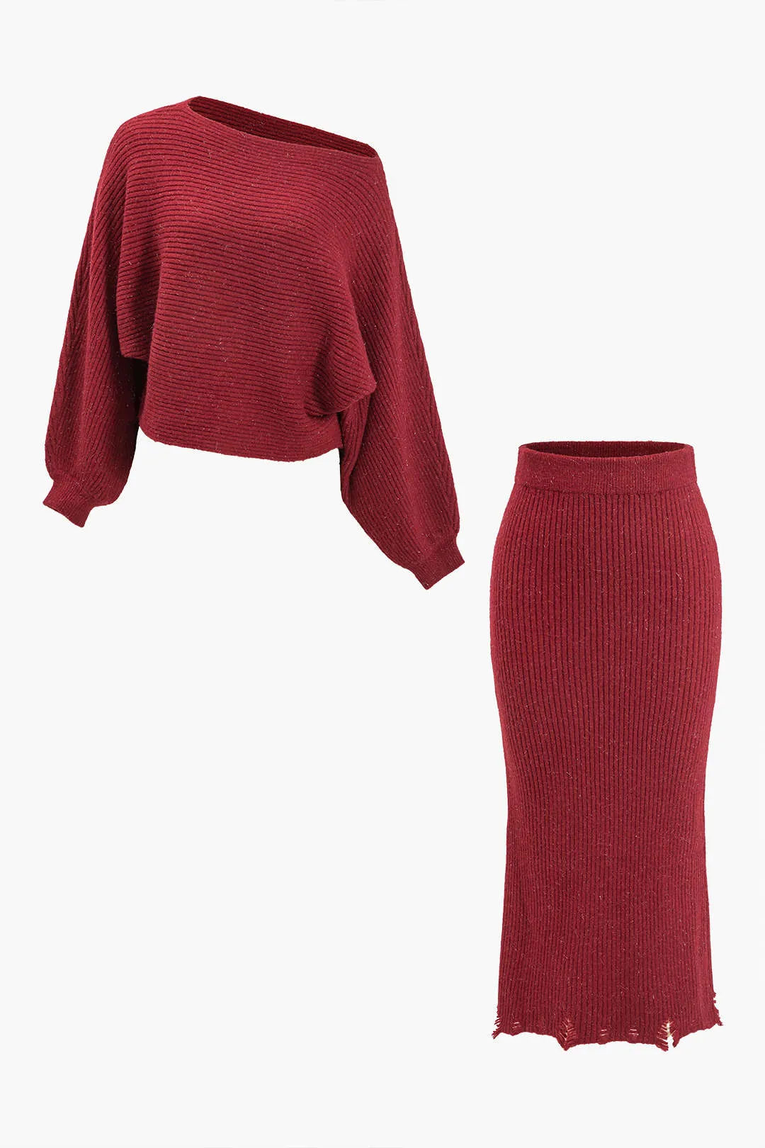 Asymmetrisk top- og nederdelsæt sold by Micas product image thumbnail 2