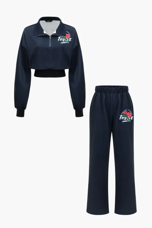 Blomsterprint top og bukser med høj talje sold by Micas